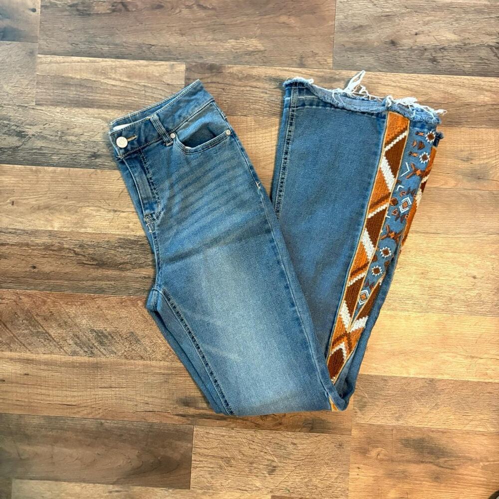 High rise flare jeans